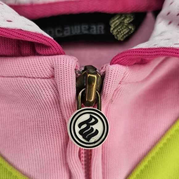 Y2K | ROCAWEAR | size 12 ro 14 girls zip hoodie NWOT - Picture 4 of 9